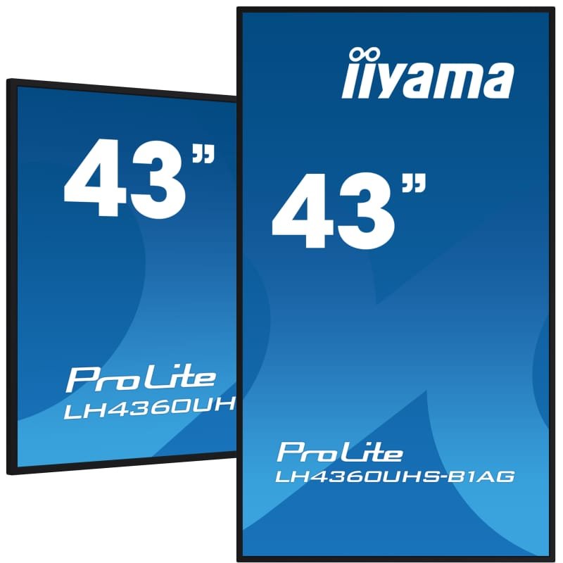 Moniteur Full HD professionnel 43" IIYAMA ProLite LH4360UHS-B1AG
