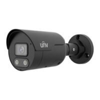 Caméra IP Uniview tube UV-IPC2122LE-ADF28KMC-WL-BLACK - 2MP FULL HD 1080P H265+ - Objectif 2.8mm - Vision Nocturne 30m - PoE & O - Europ - Camera