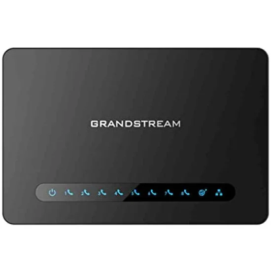 Adaptateur VoIP Grandstream HT818 – 8 Ports FXS, 4 Profils SIP et Ports Gigabit