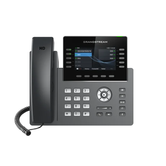 Téléphone IP Grandstream GRP2615 – 10 Comptes SIP, Écran Couleur et Wi-Fi