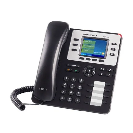 Téléphone IP Grandstream GXP2130 v2 High-End – 3 Comptes SIP, PoE et Écran Couleur